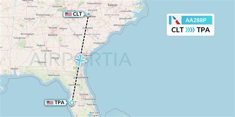 AA503 Flight Status ( Charlotte to Tampa ) .